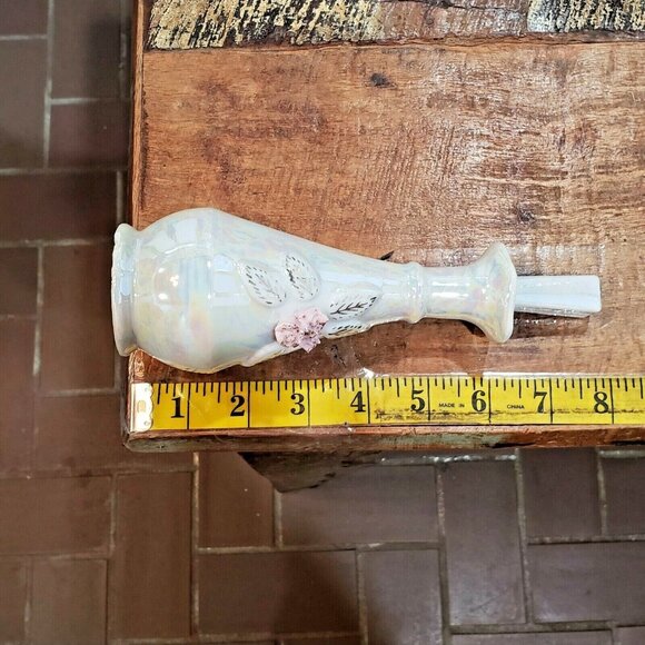 Betson Hand Painted Perfume Bottle Gold Japanese Vanity Japan RARE MCM Lusterwar - Picture 6 of 7